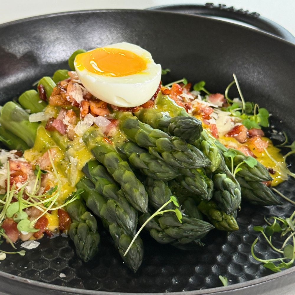 Asperges Carbonara