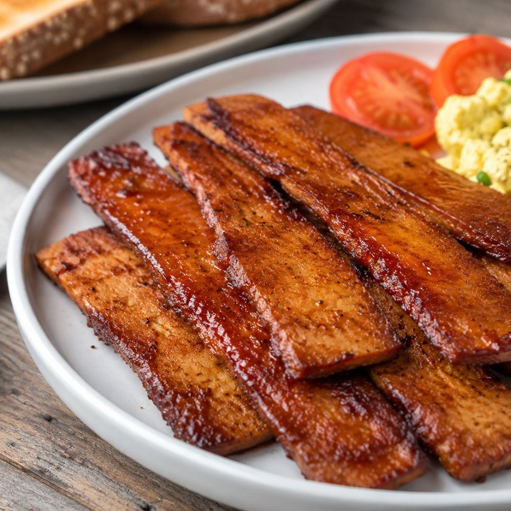 Bacon de tofu