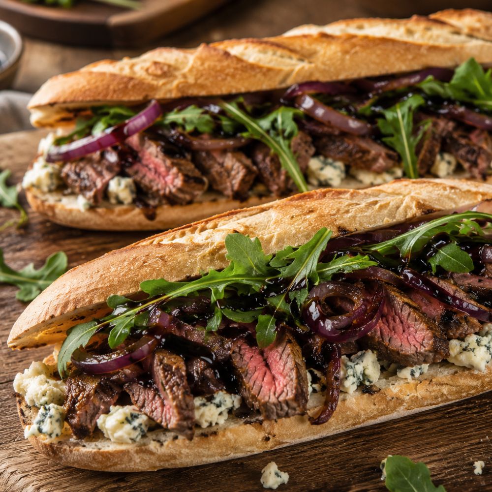 Bouchées de filet mignon et fromage bleu
