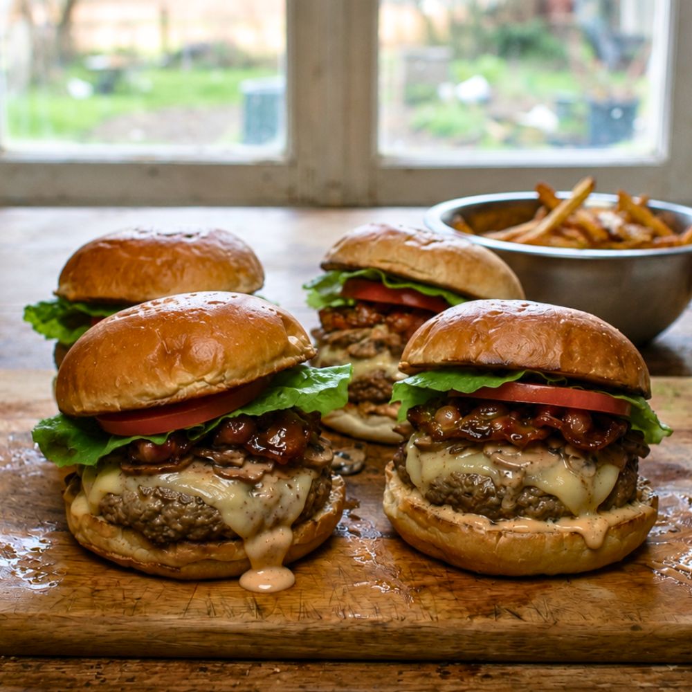 Burger de bœuf du connaisseur