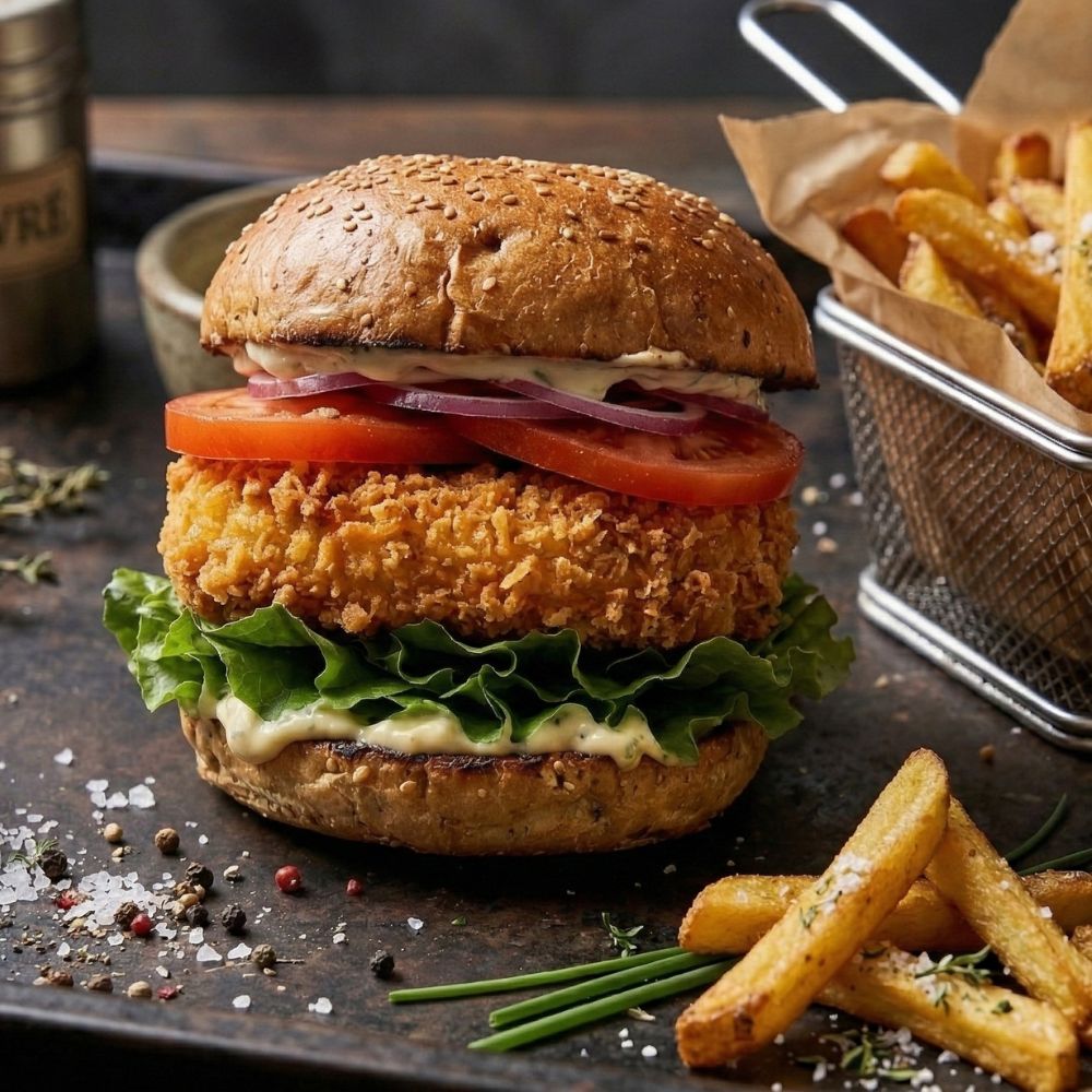 Burger mactofu