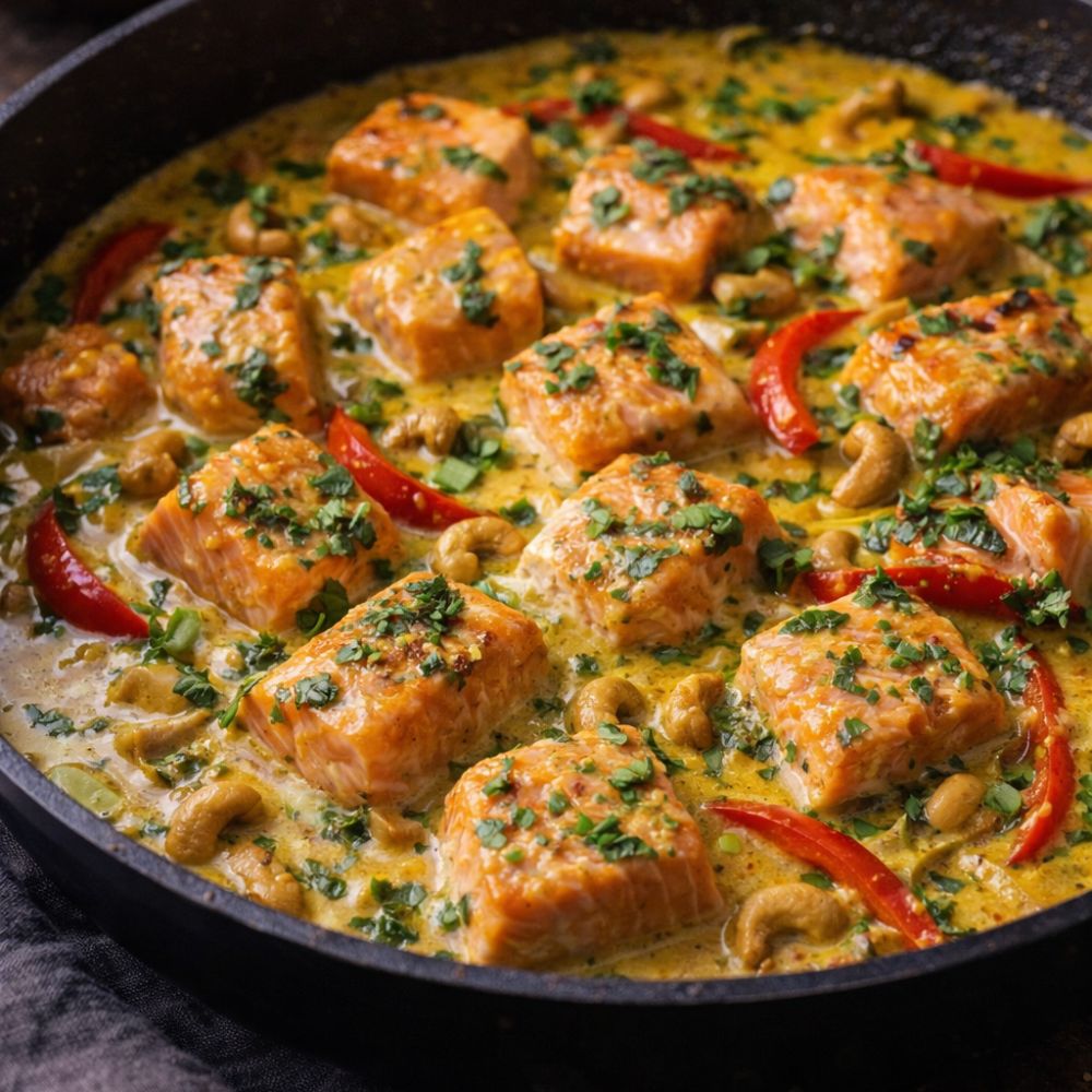 Curry de saumon