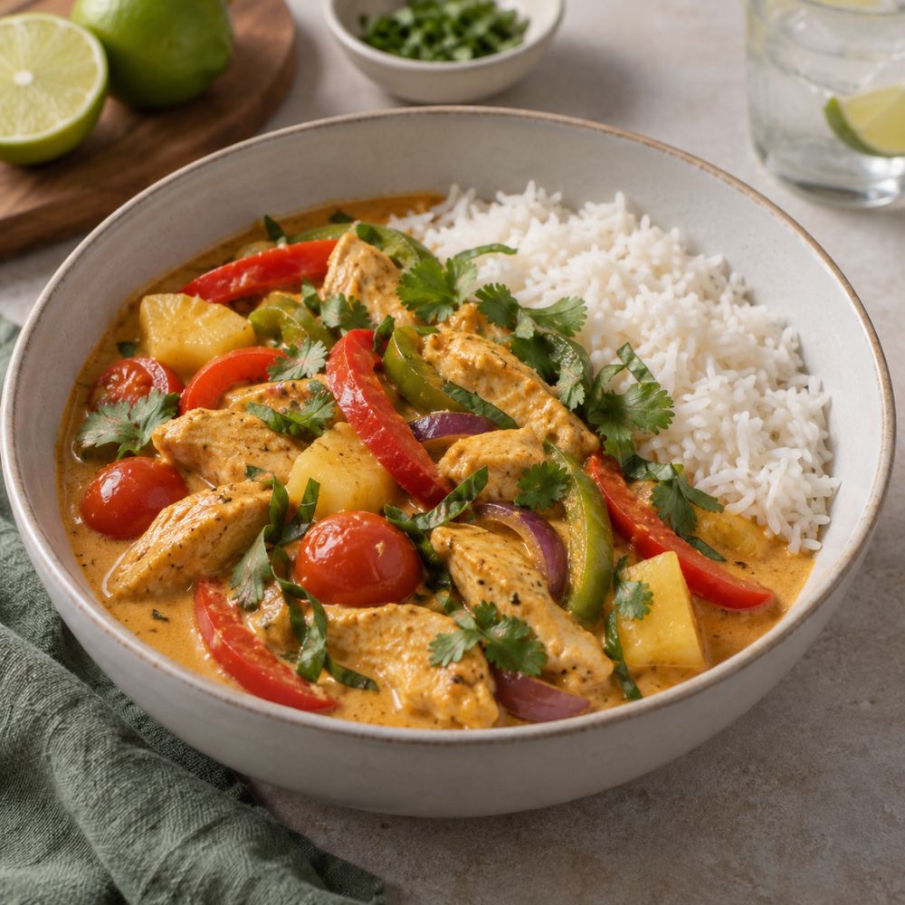 Cari de poulet express