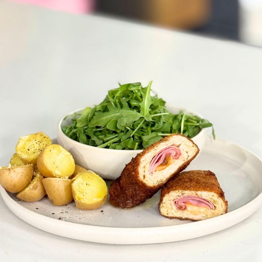 Cordon bleu de poulet haché