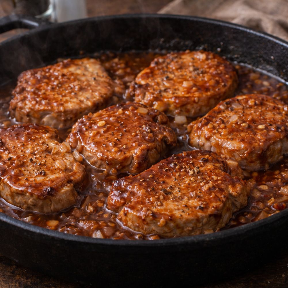 Côtelettes de porc classique
