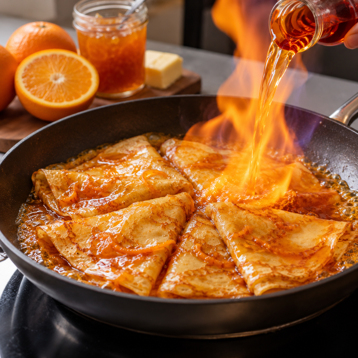 Crêpes presque Suzette