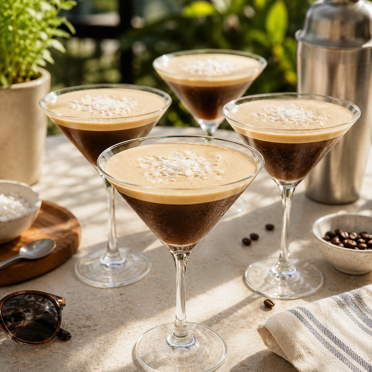 Espresso Martini à la noix de coco