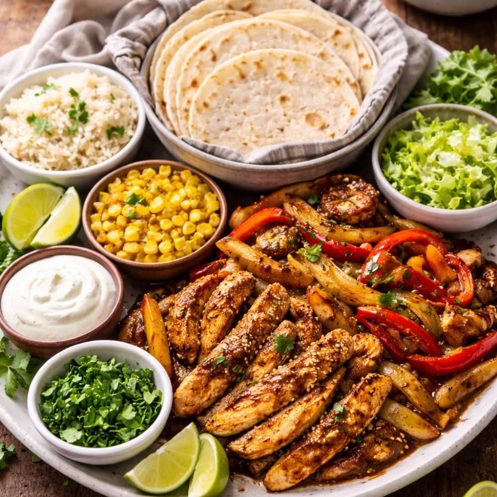 Fajitas au poulet