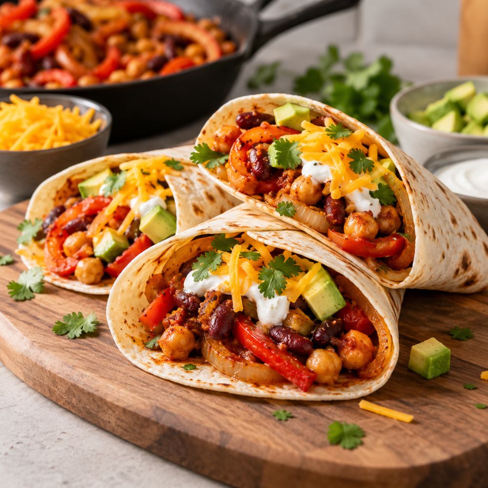 Fajitas aux légumes