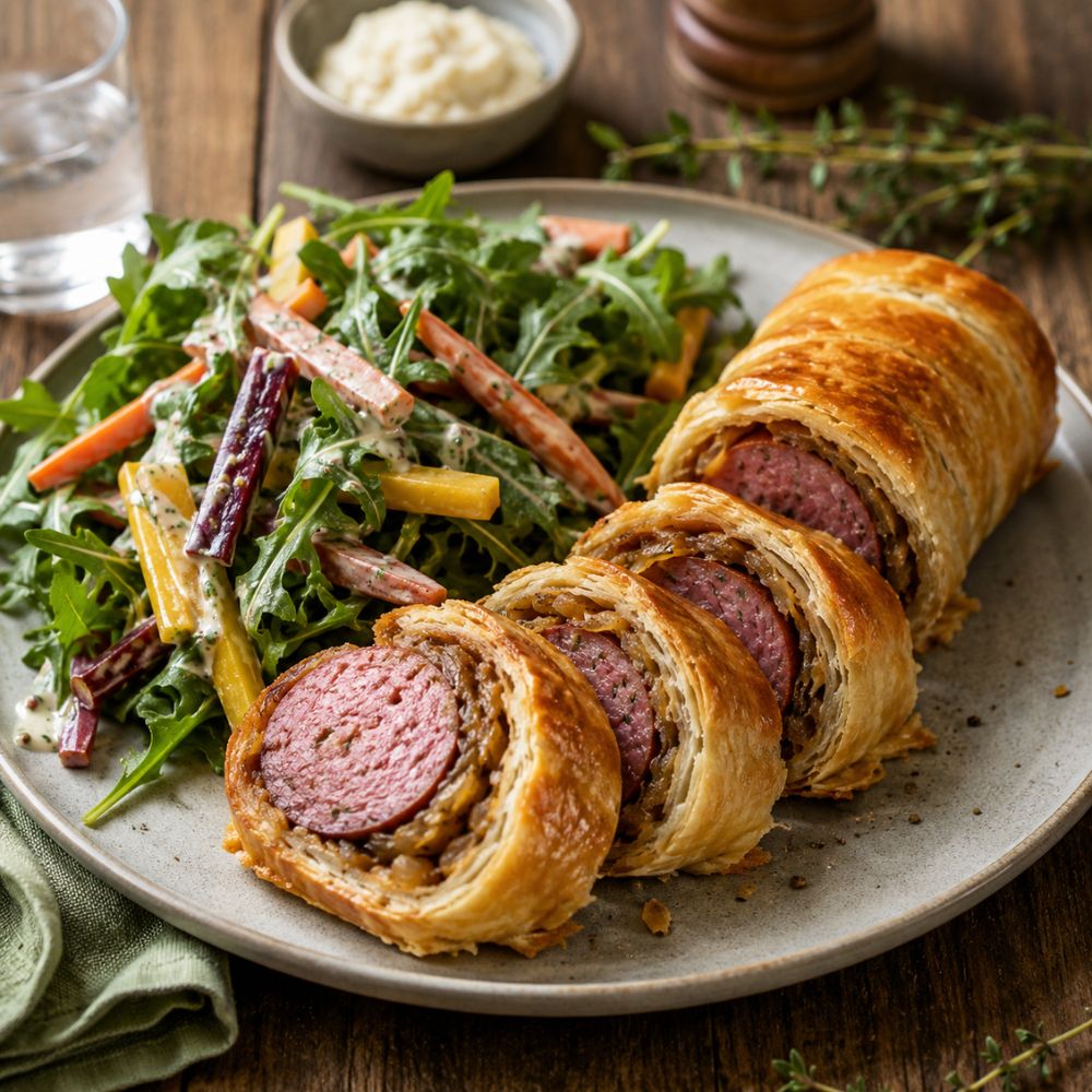 Feuilleté de saucisse