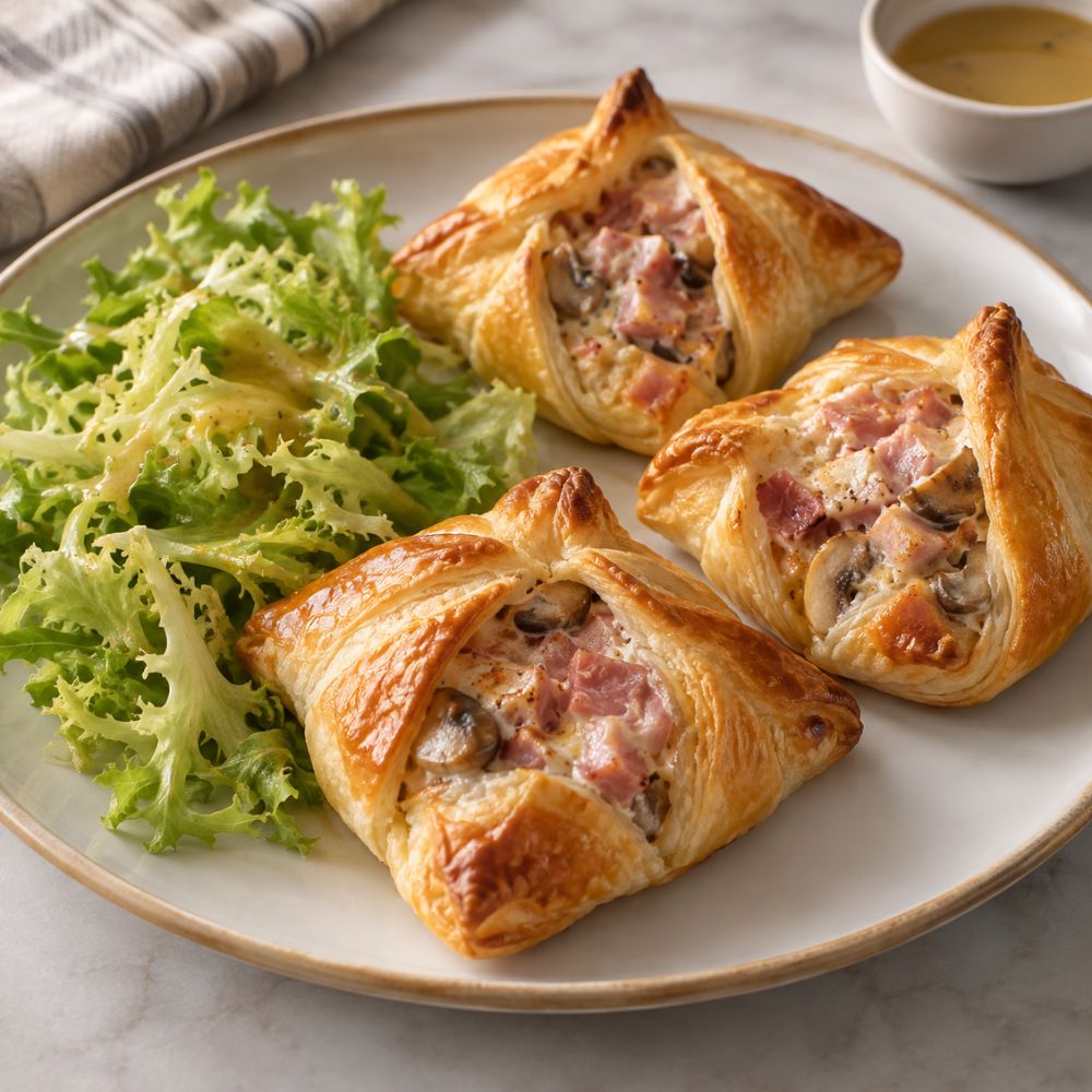 Feuilletés jambon bologne