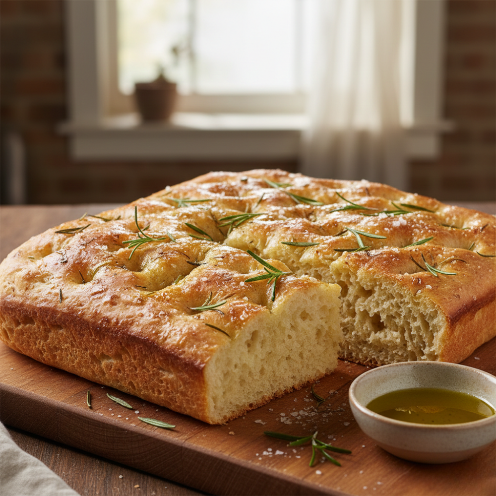 Focaccia au romarin
