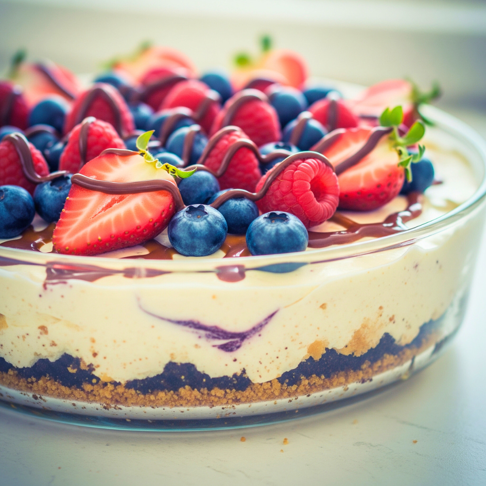 Gâteau au fromage sans cuisson