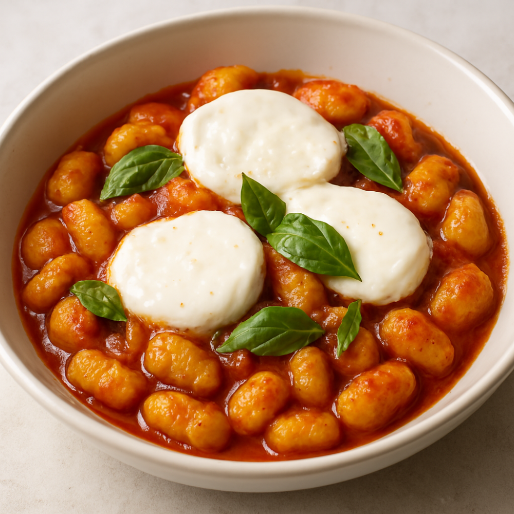 Gnocchi sauce tomates mozzarella