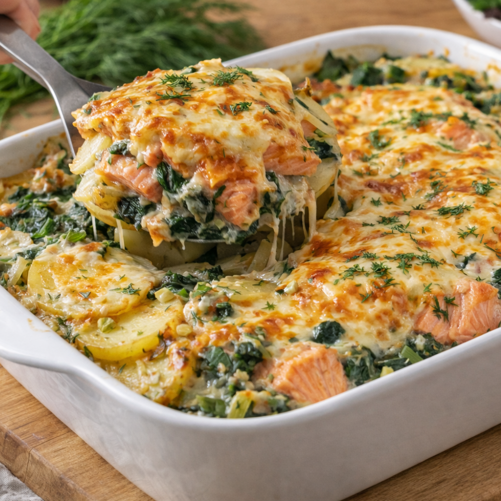 Gratin de saumon