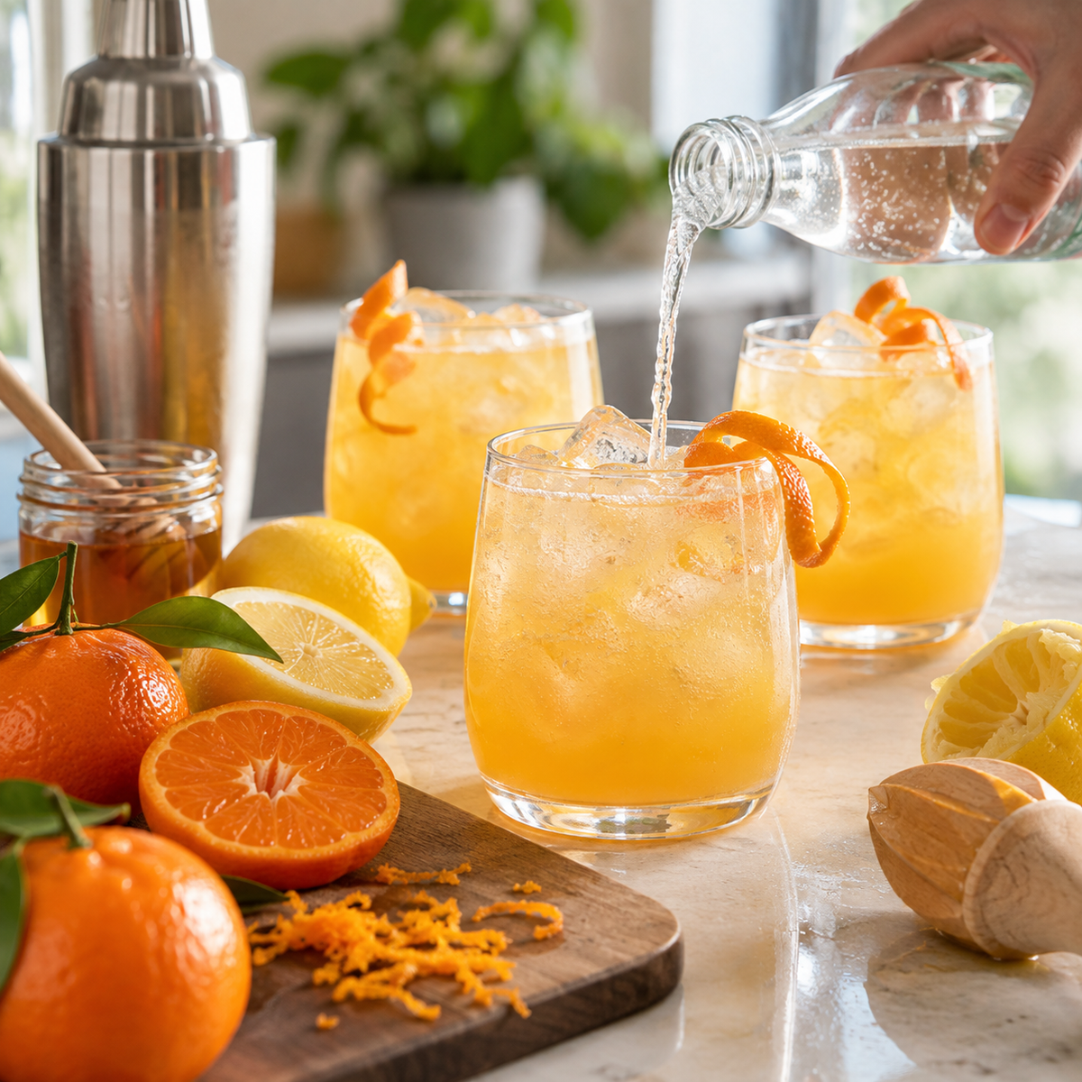 Limonade rhum mandarine