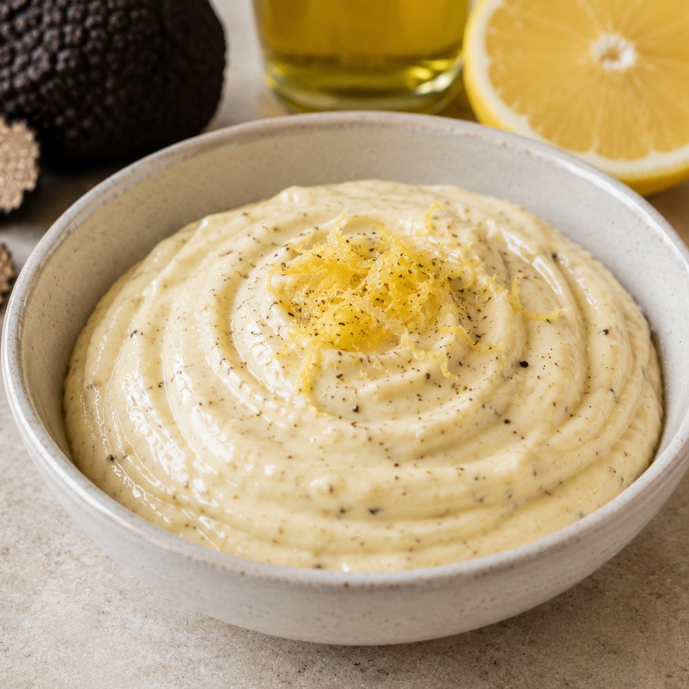 Mayonnaise à la Truffe et Zeste de Citron