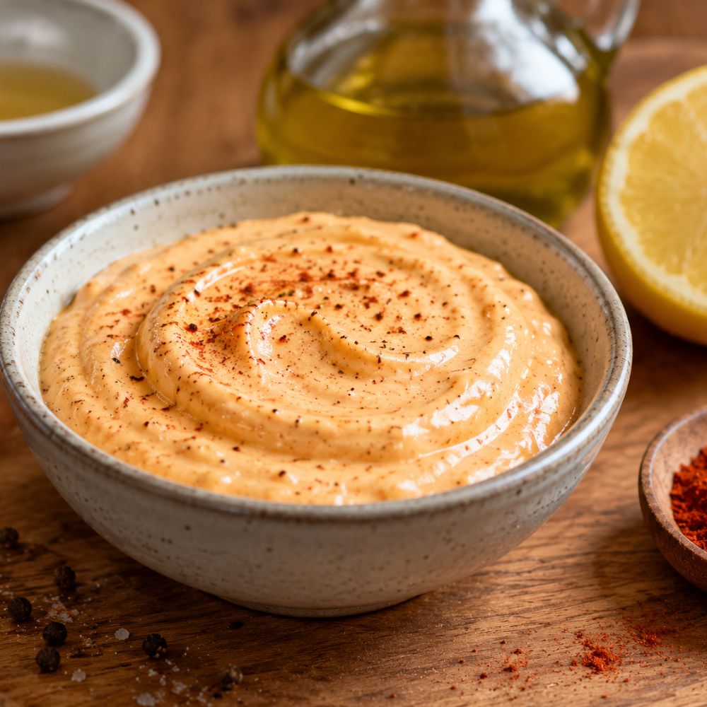 Mayonnaise au Paprika Fumé et Citron