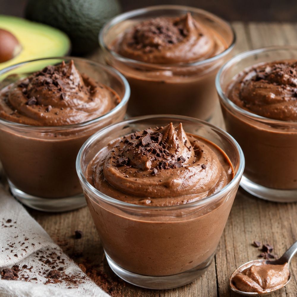 Mousse au chocolat végétalienne