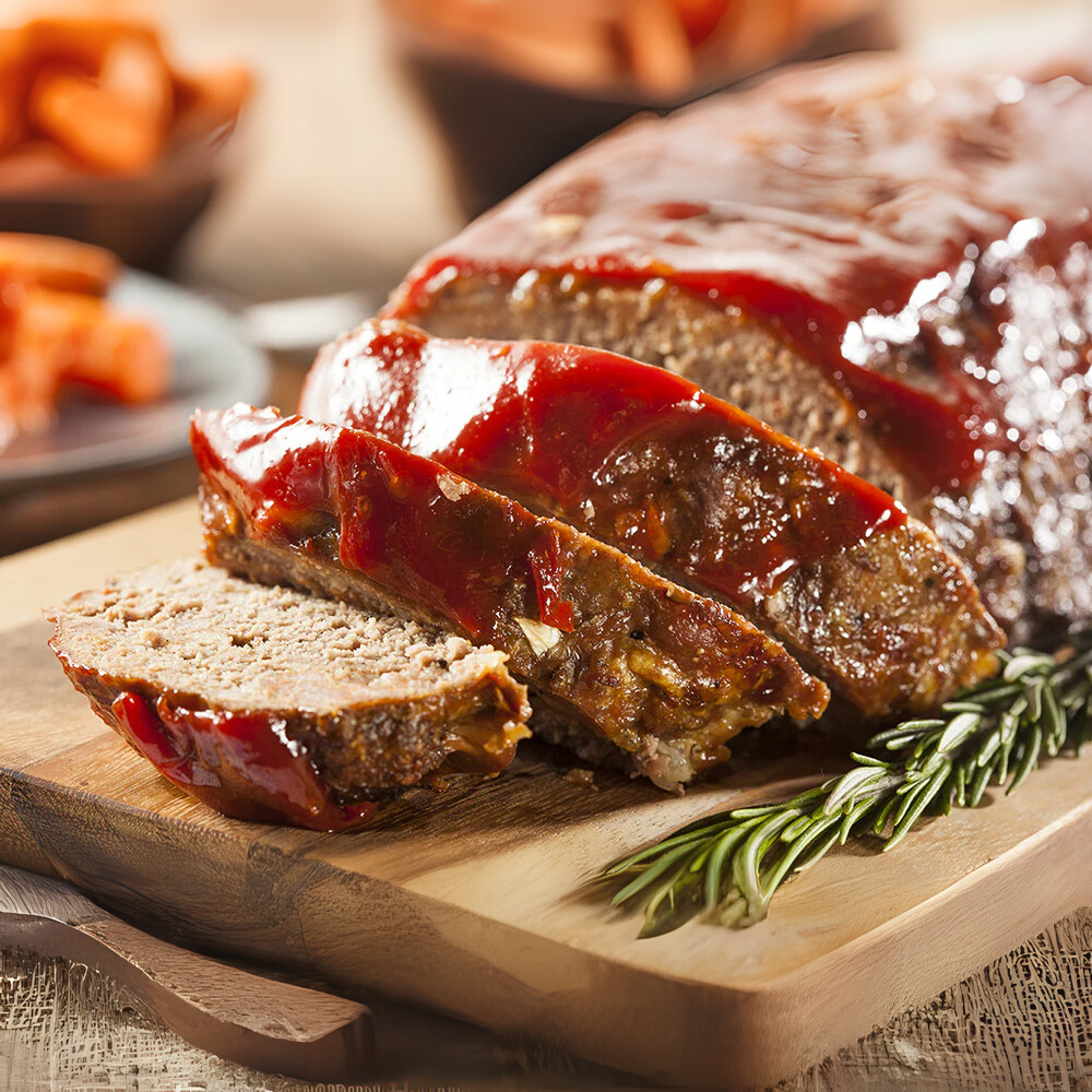 Pain de viande tourtière et ketchup de jalapeños
