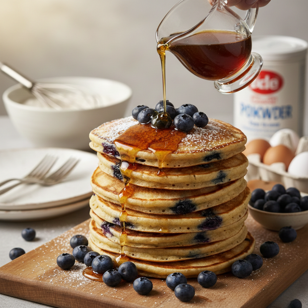 Pancakes aux Bleuets