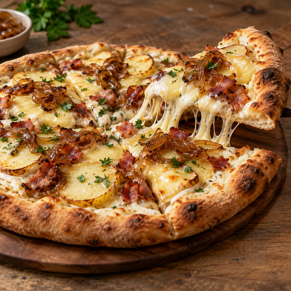 Pizza raclette