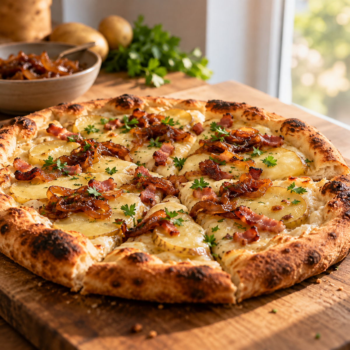 Pizza raclette