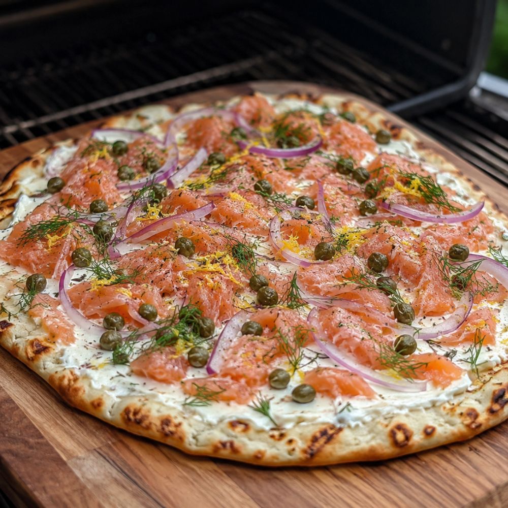 Pizza scandinave au bbq