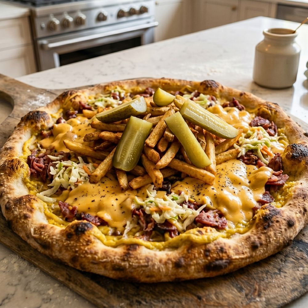 Pizza smoked meat