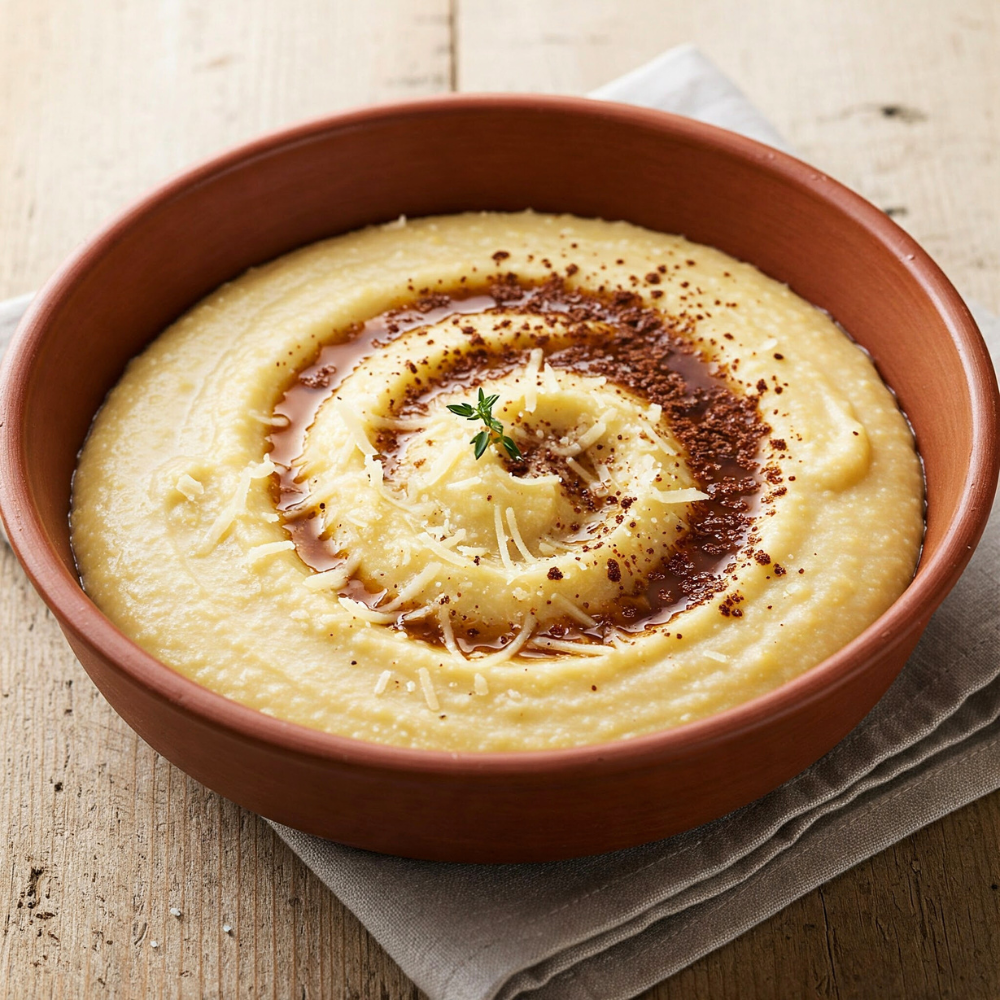 Polenta crémeuse au cacao