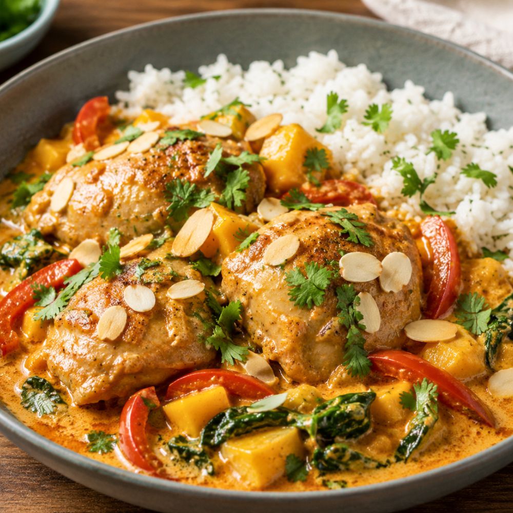 Poulet à la mangue