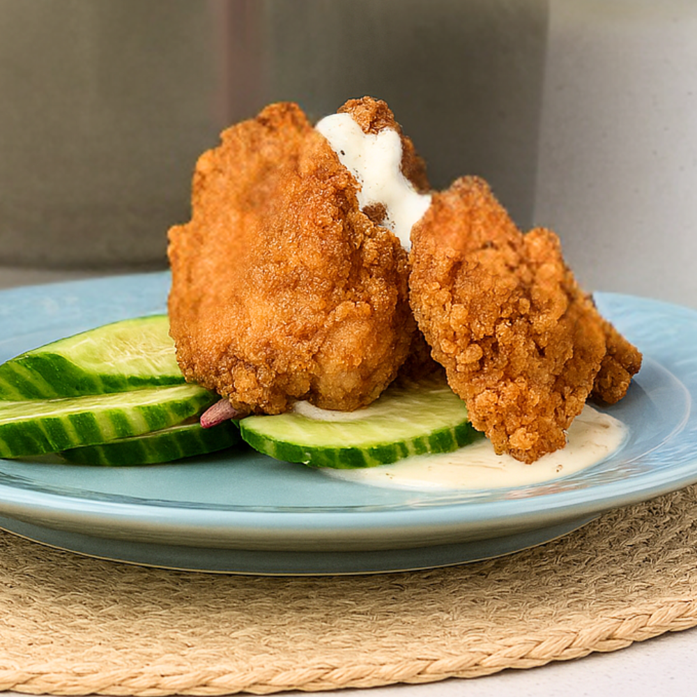 Poulet croustillant au yogourt