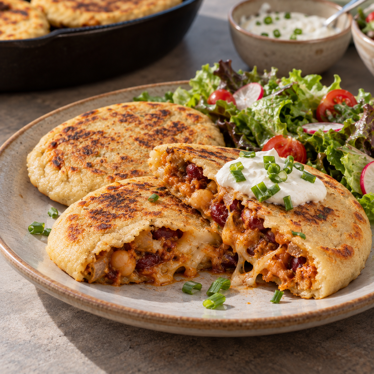 Pupusa végétarien