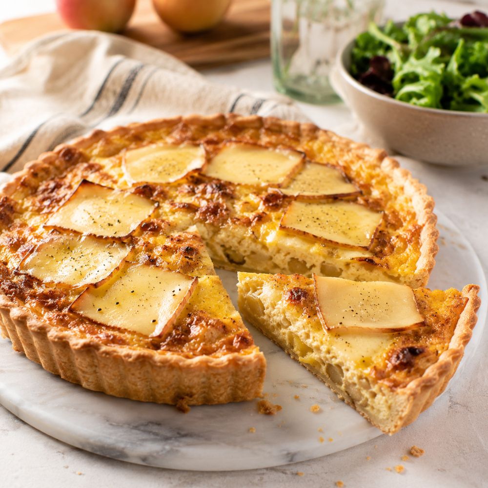 Quiche aux 3 fromages d’ici