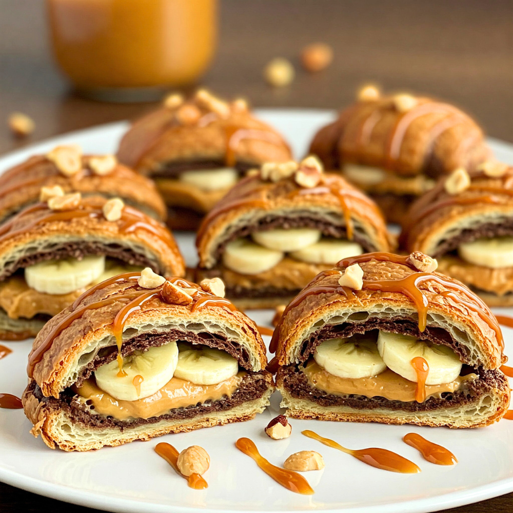 Mini sandwichs chocolatines-banane