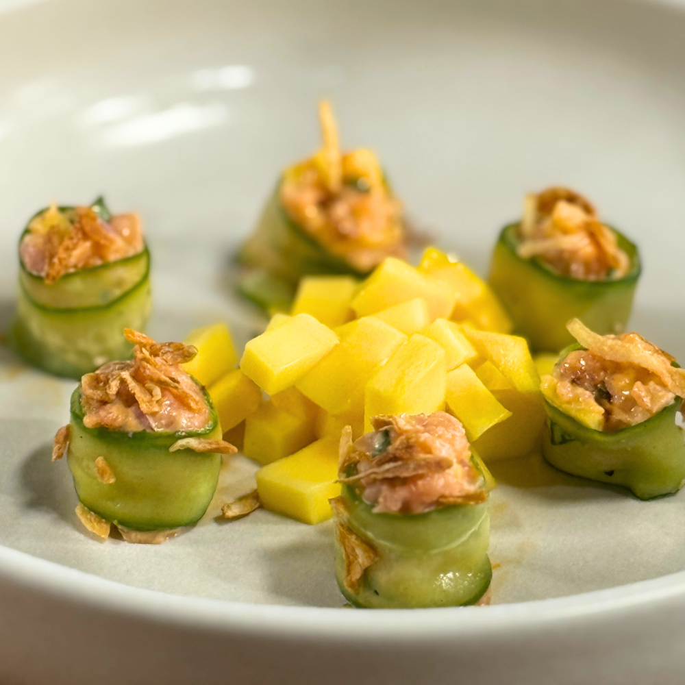 Rouleaux croquants au tartare