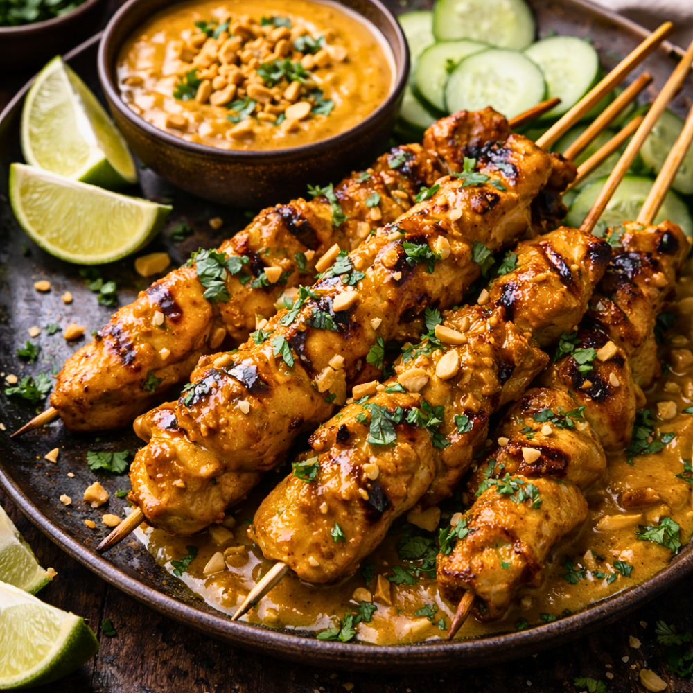 Satay de poulet