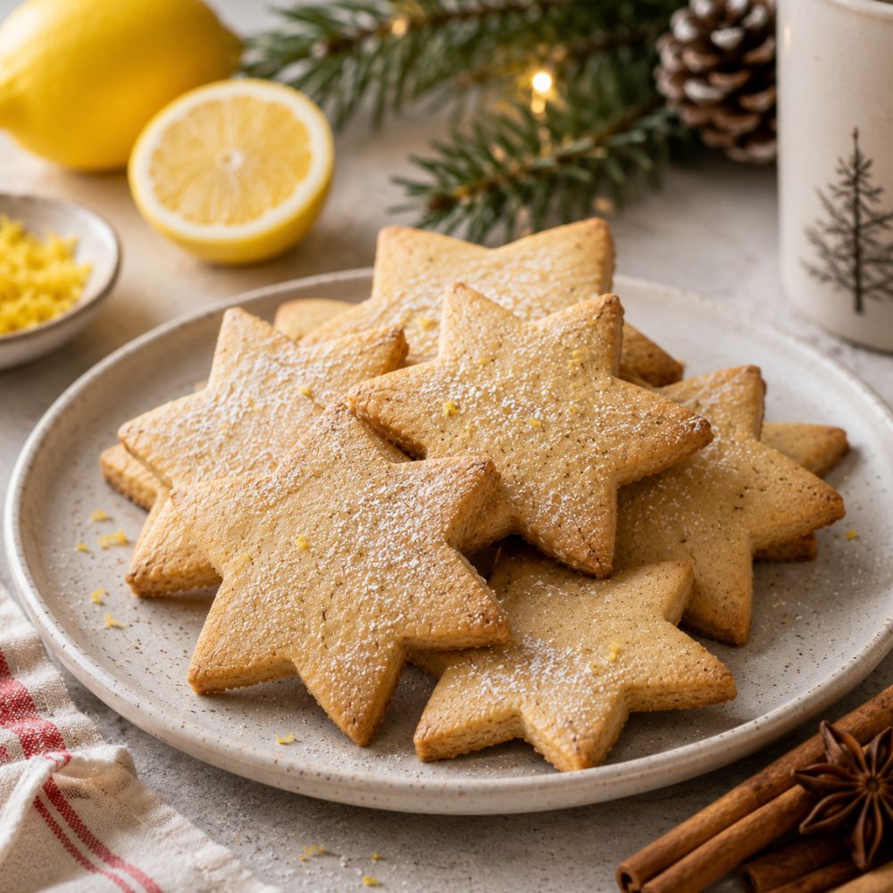 Sablés citron et épices de noël