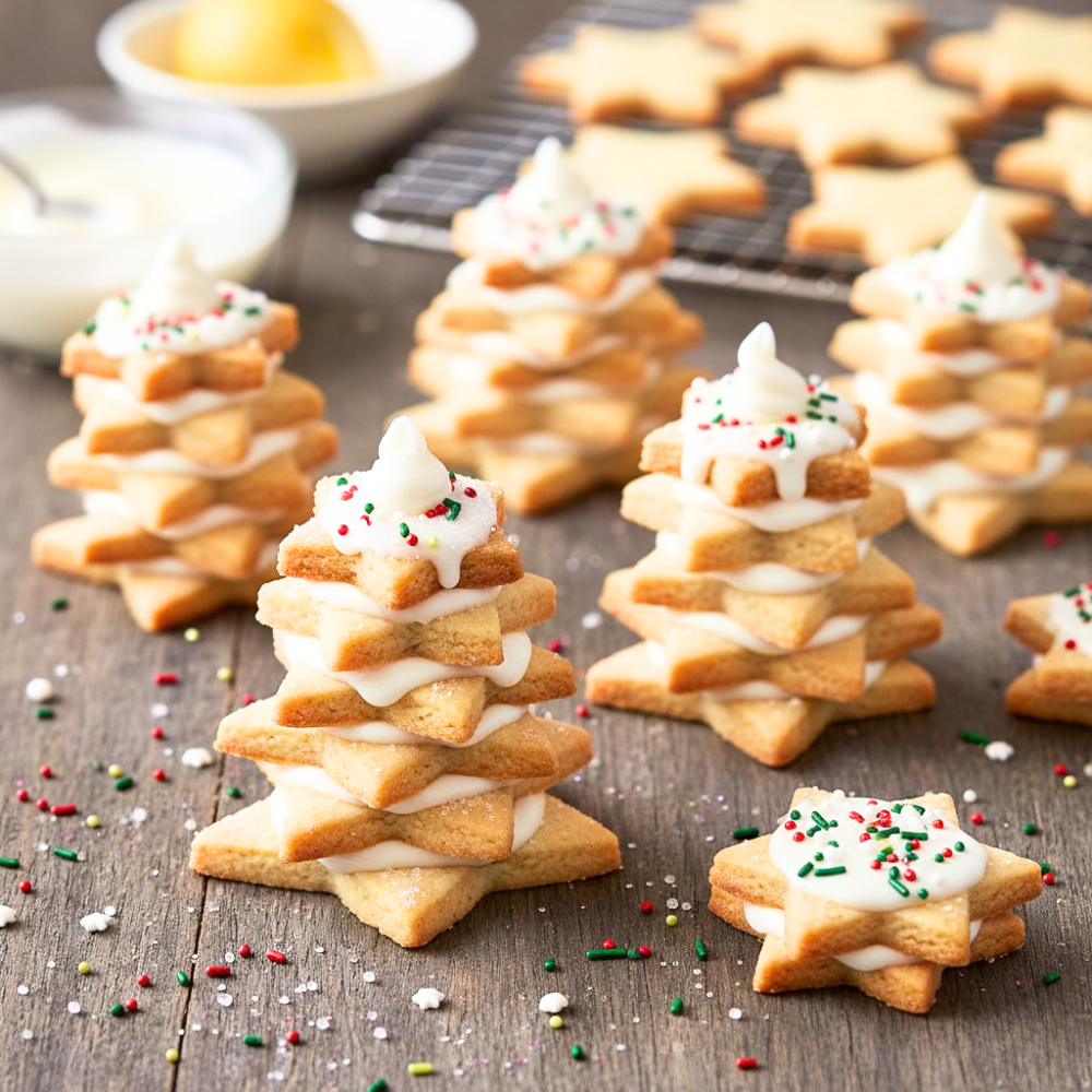 Sapins Sablés au Citron