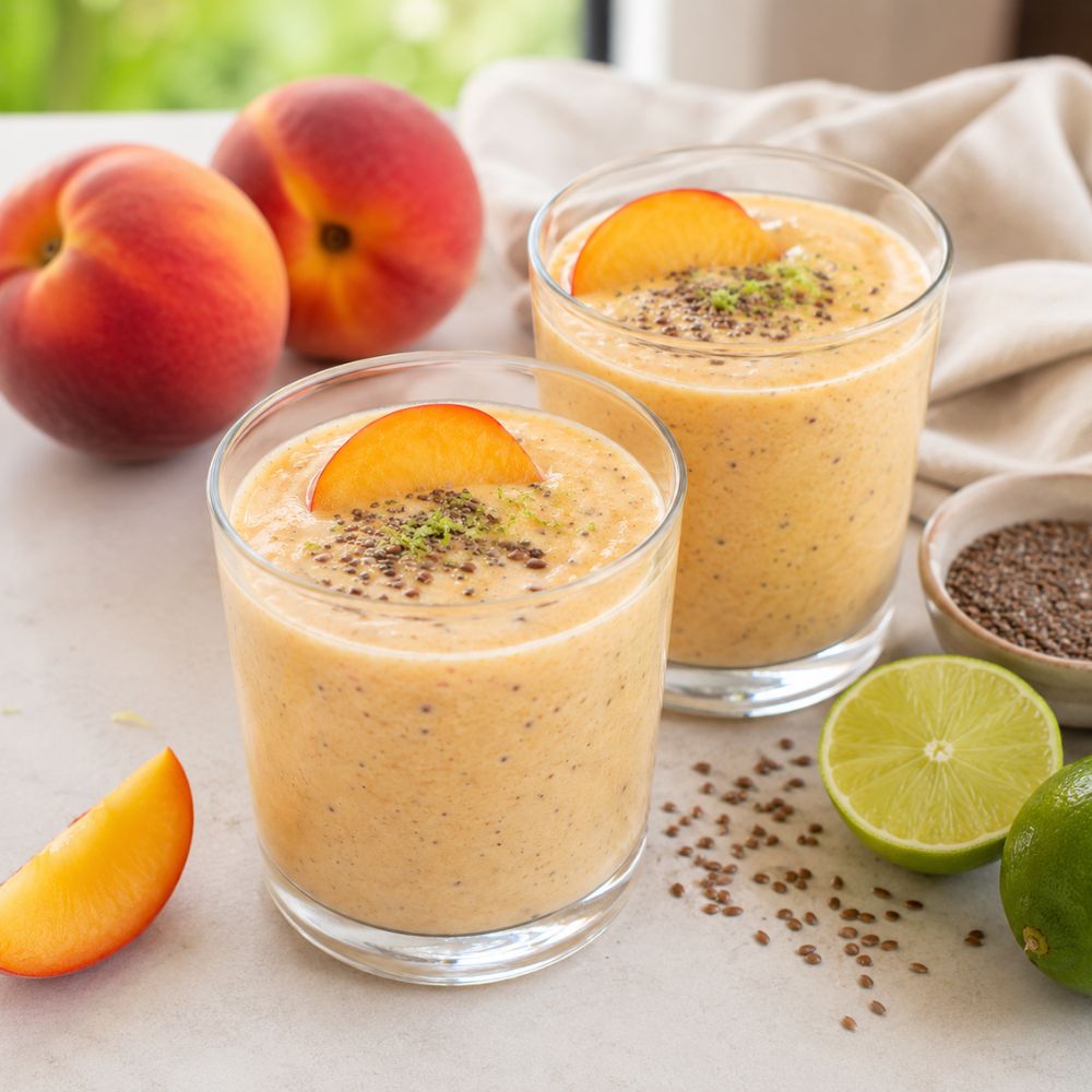 Smoothie à la pêche