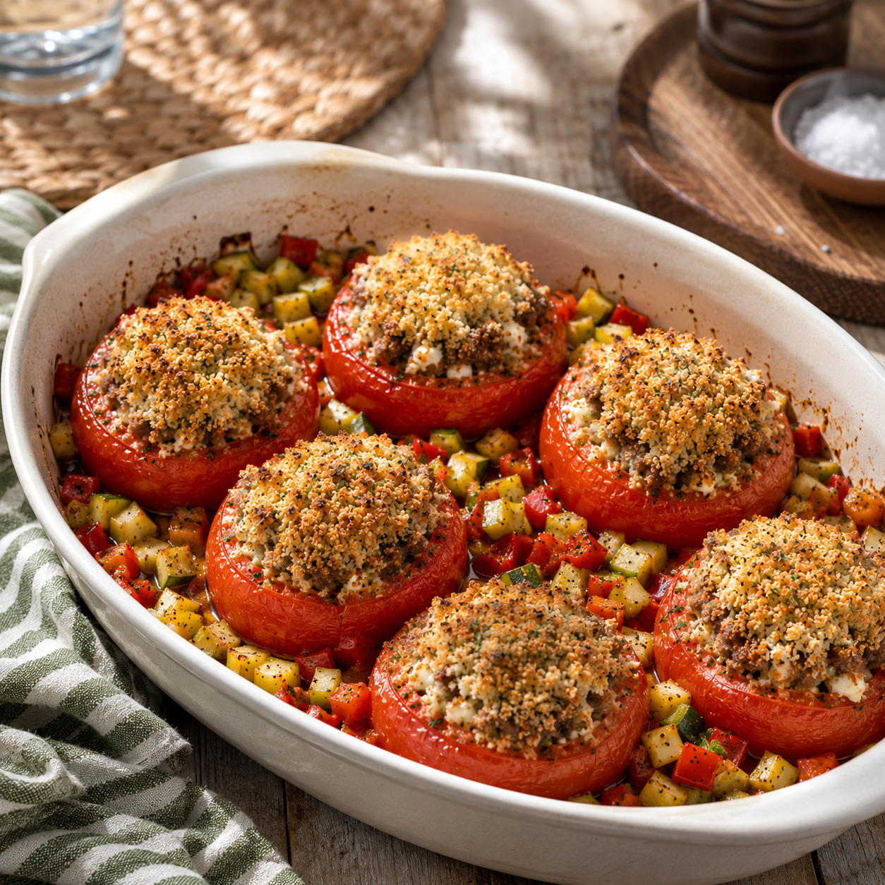 Tomates farcies savoureuses