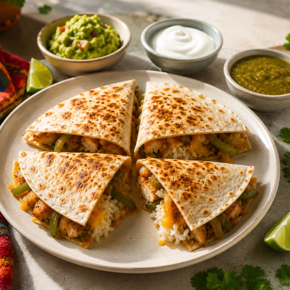 Tortillas au poulet épicé