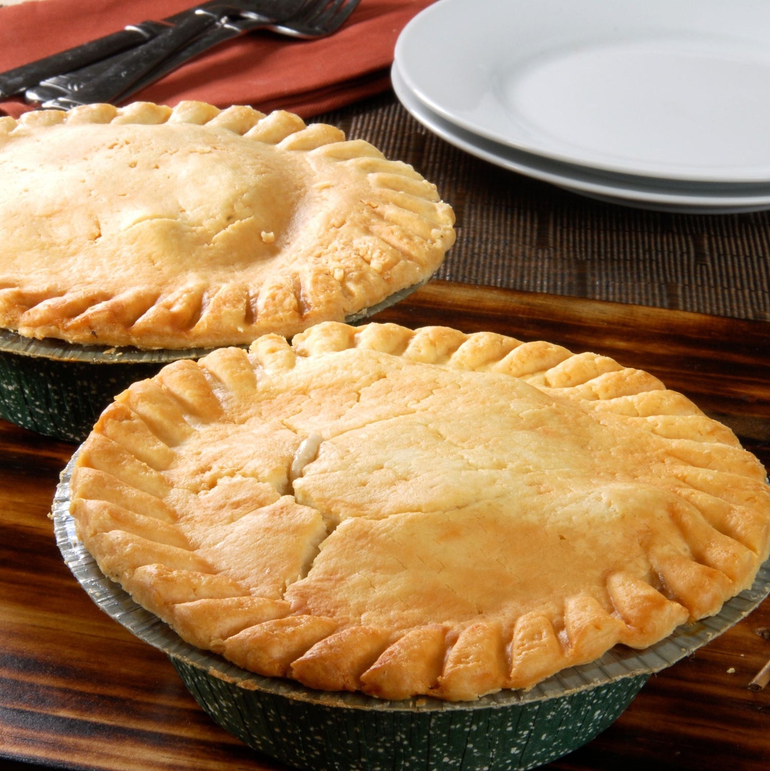 Tourte aux boulettes de porc sauce hamburger steak en sauce brune aux oignons caramélisés