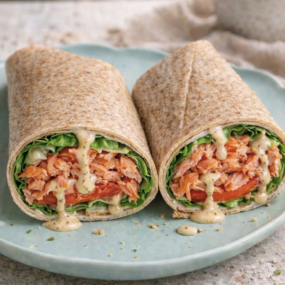 Wrap fraîcheur au saumon fumé