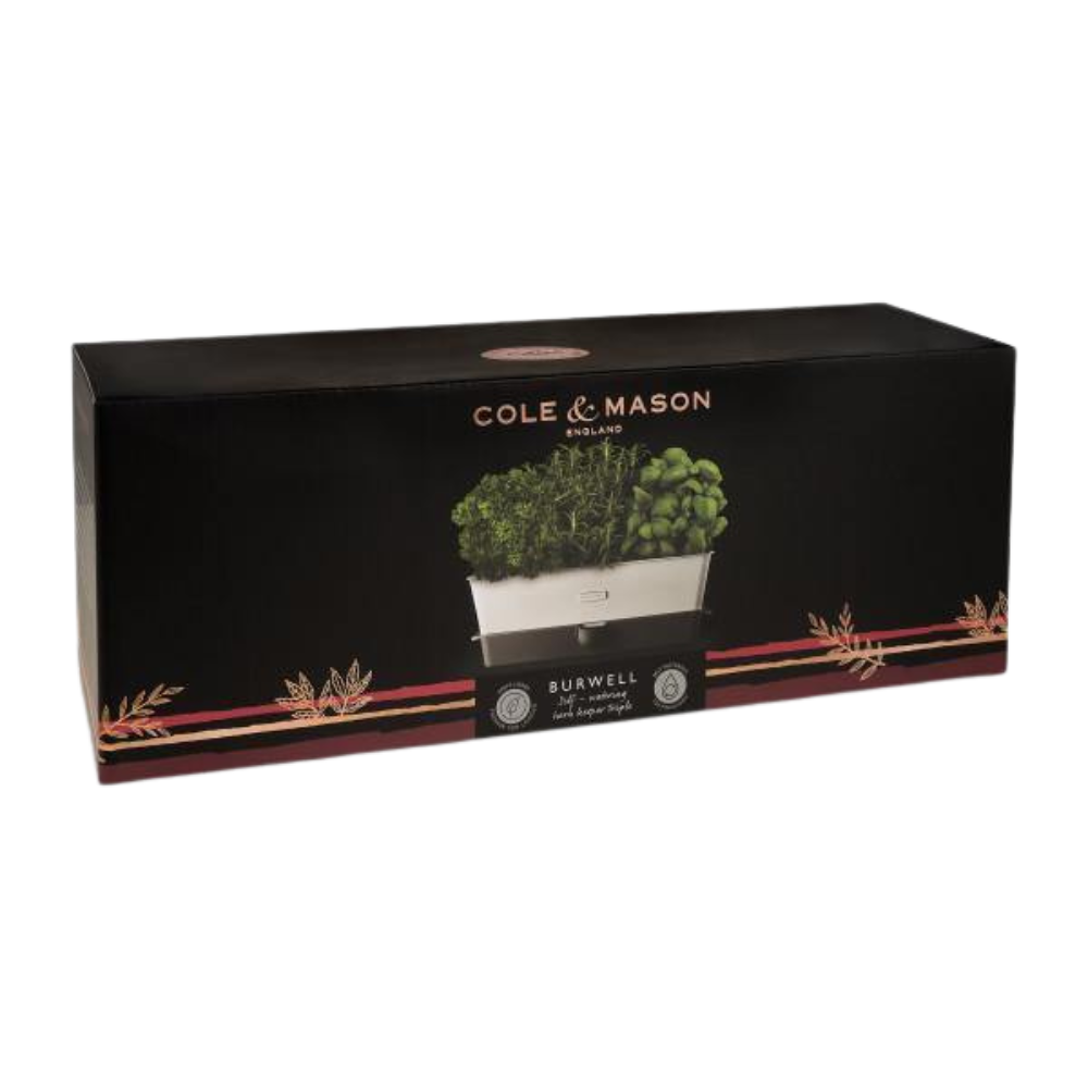 Jardinière pour fines herbes avec réservoir 3-Pcs de Cole et Mason