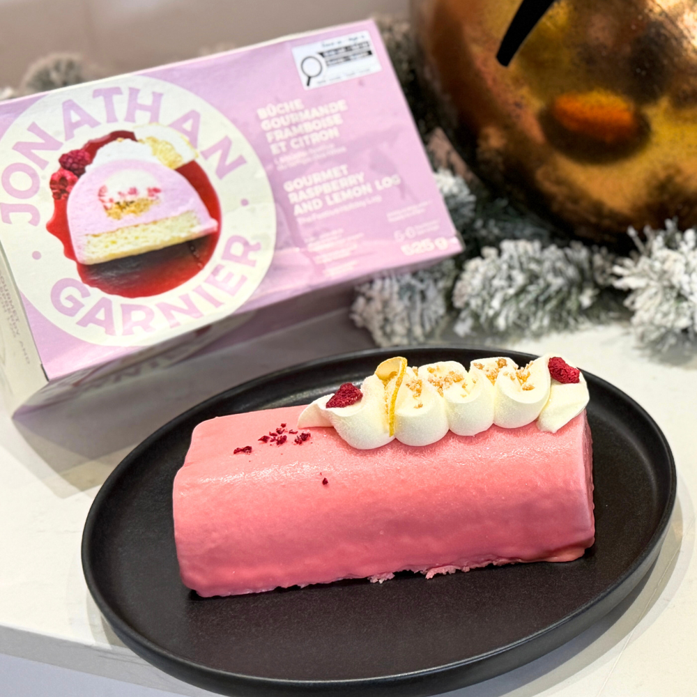 Tronchetto gourmet ai lamponi e al limone