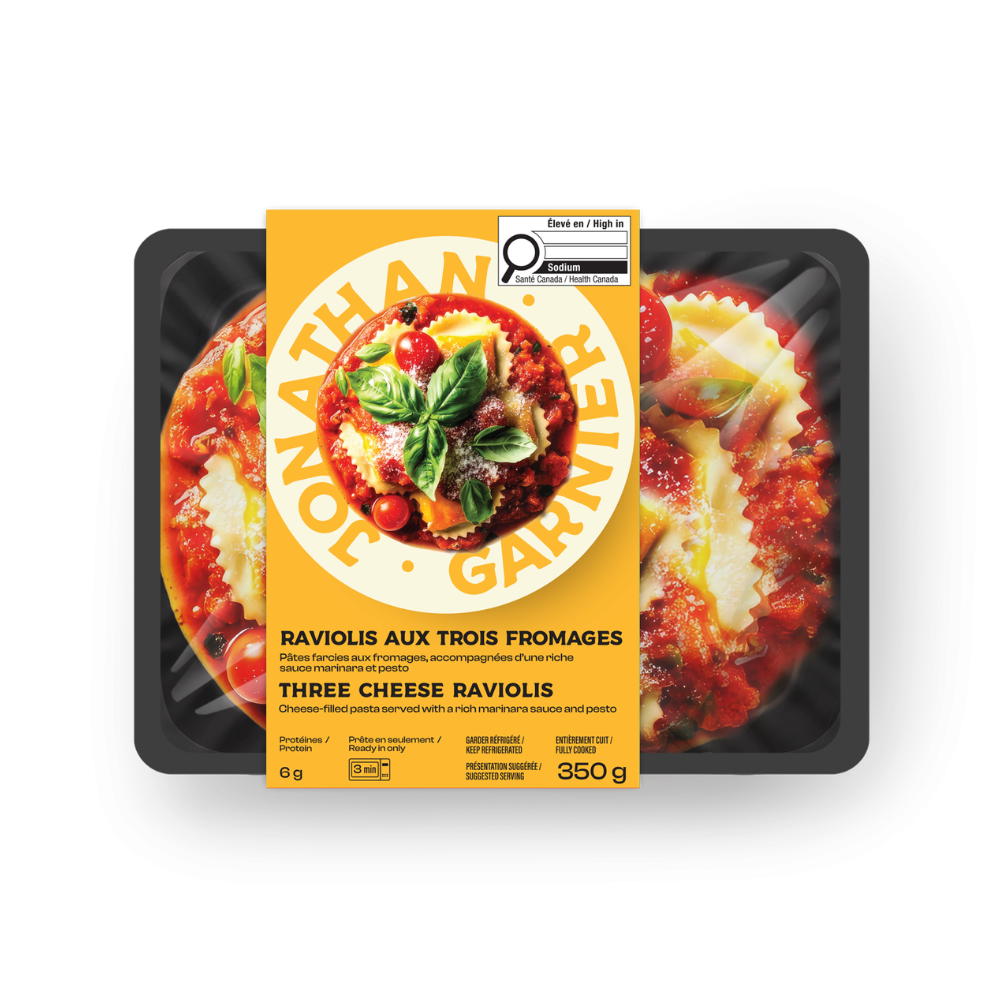 Raviolis aux trois fromages