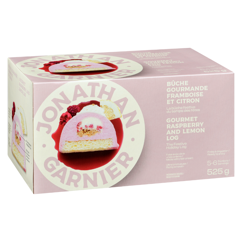 Tronchetto gourmet ai lamponi e al limone