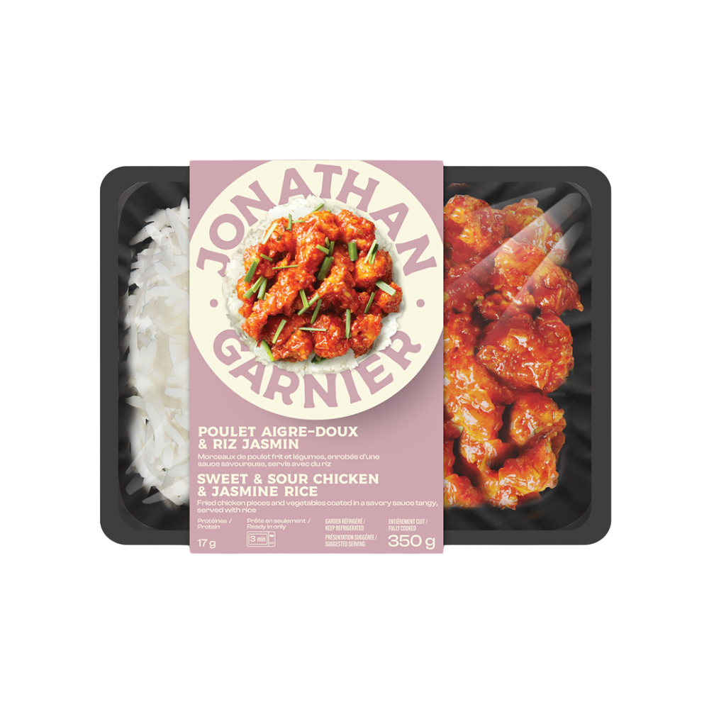 Sweet sour chicken and jasmine rice