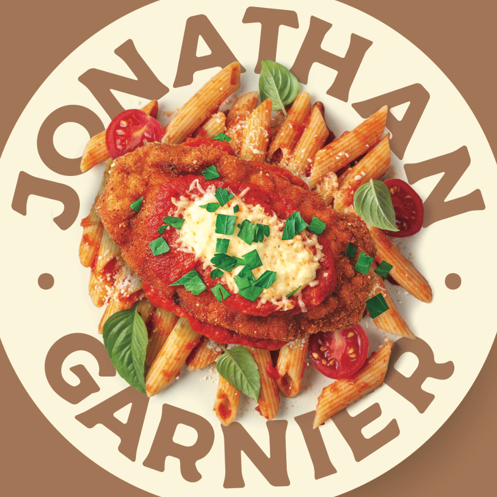 Pollo alla parmigiana e penne